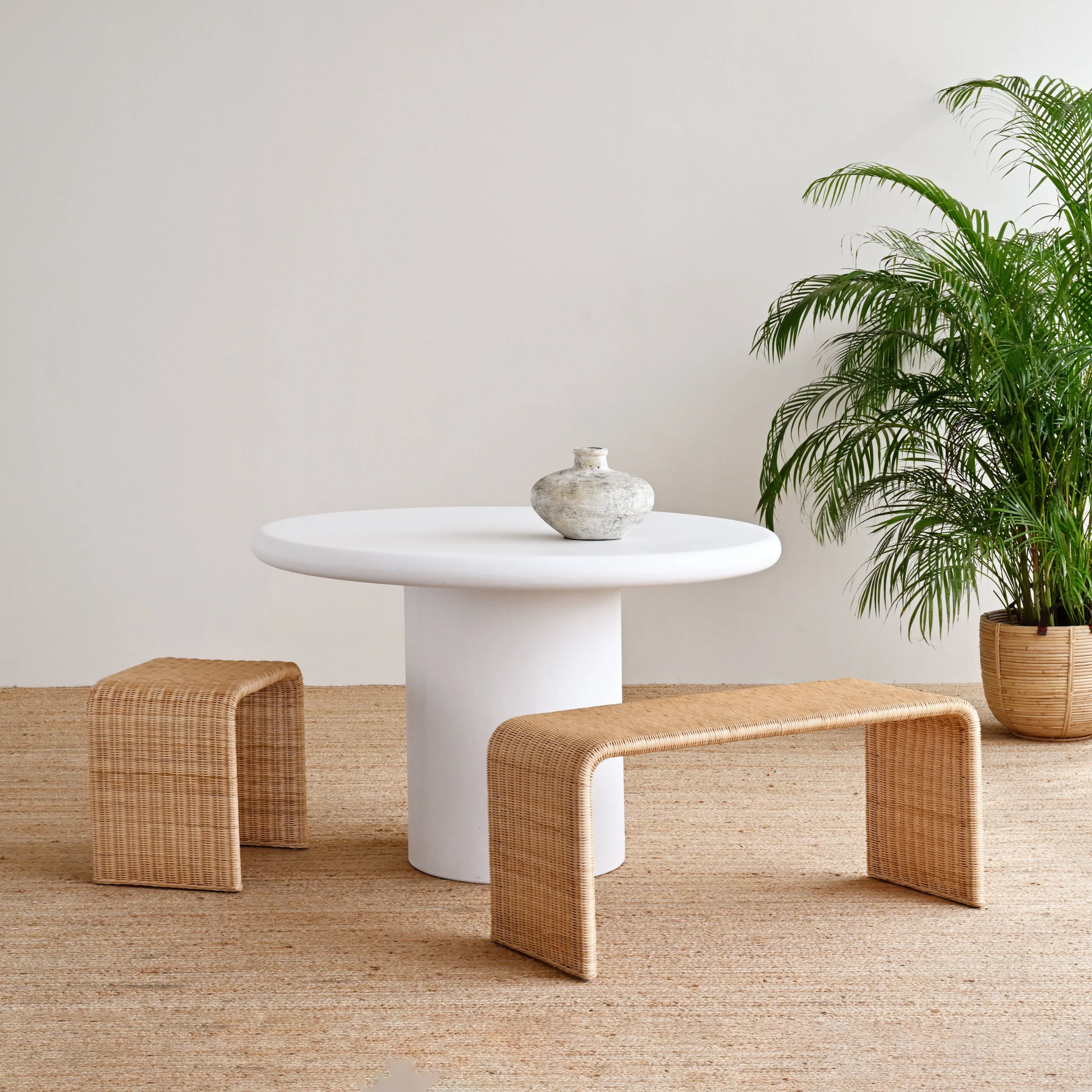 Rhodes Dining Table - White - Image 3