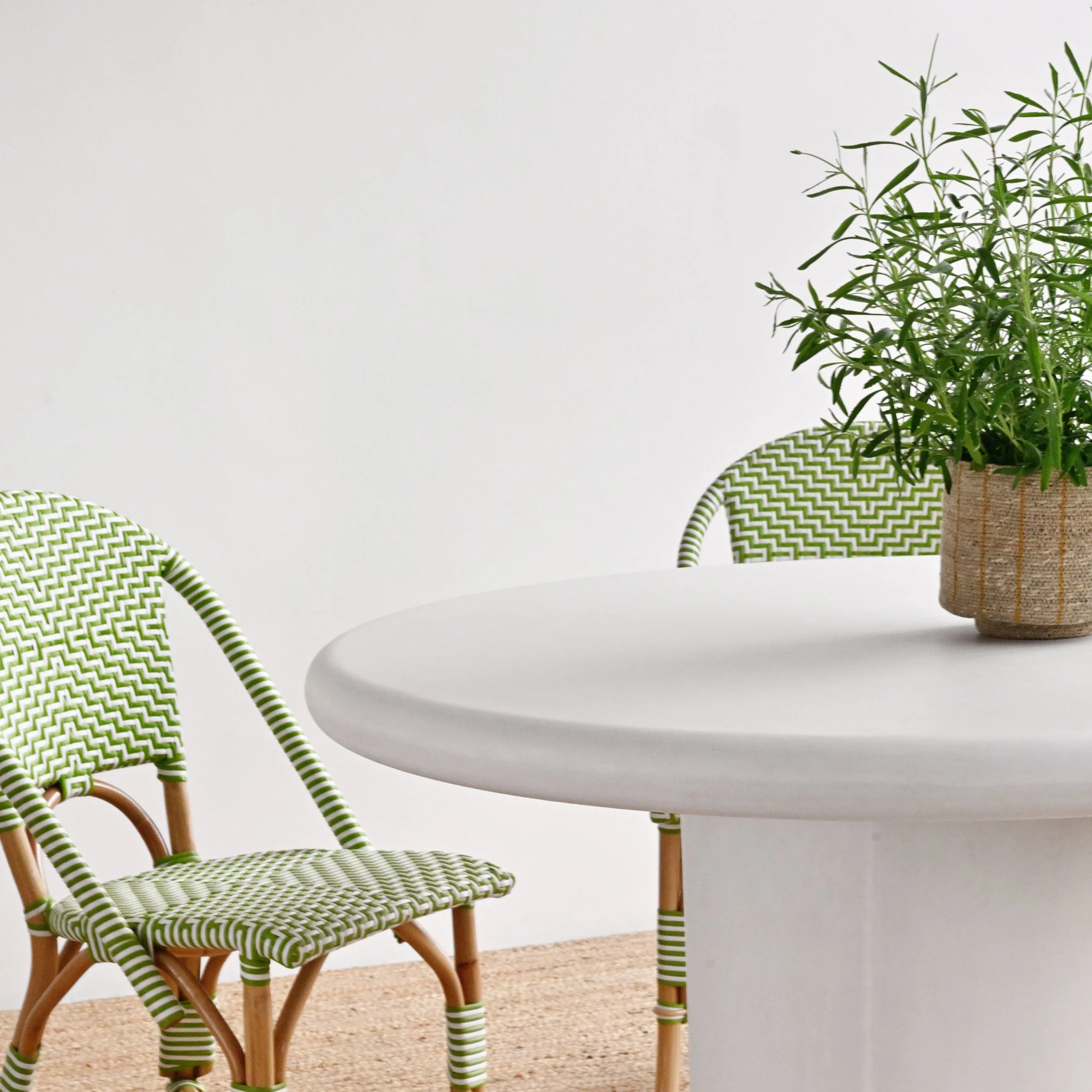 Rhodes Dining Table - White - Image 4