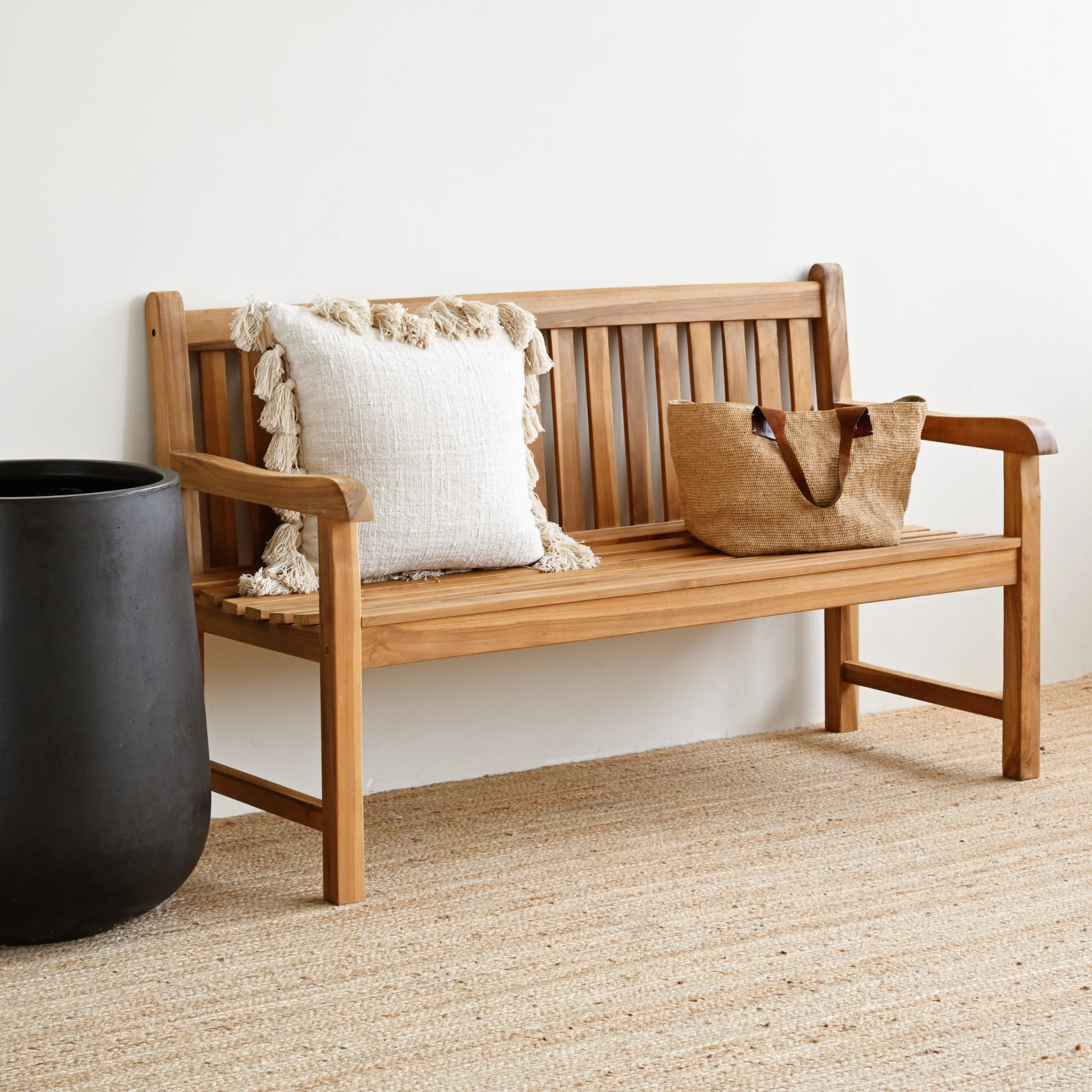 Rimba Outdoor Teak Bench - Image 5