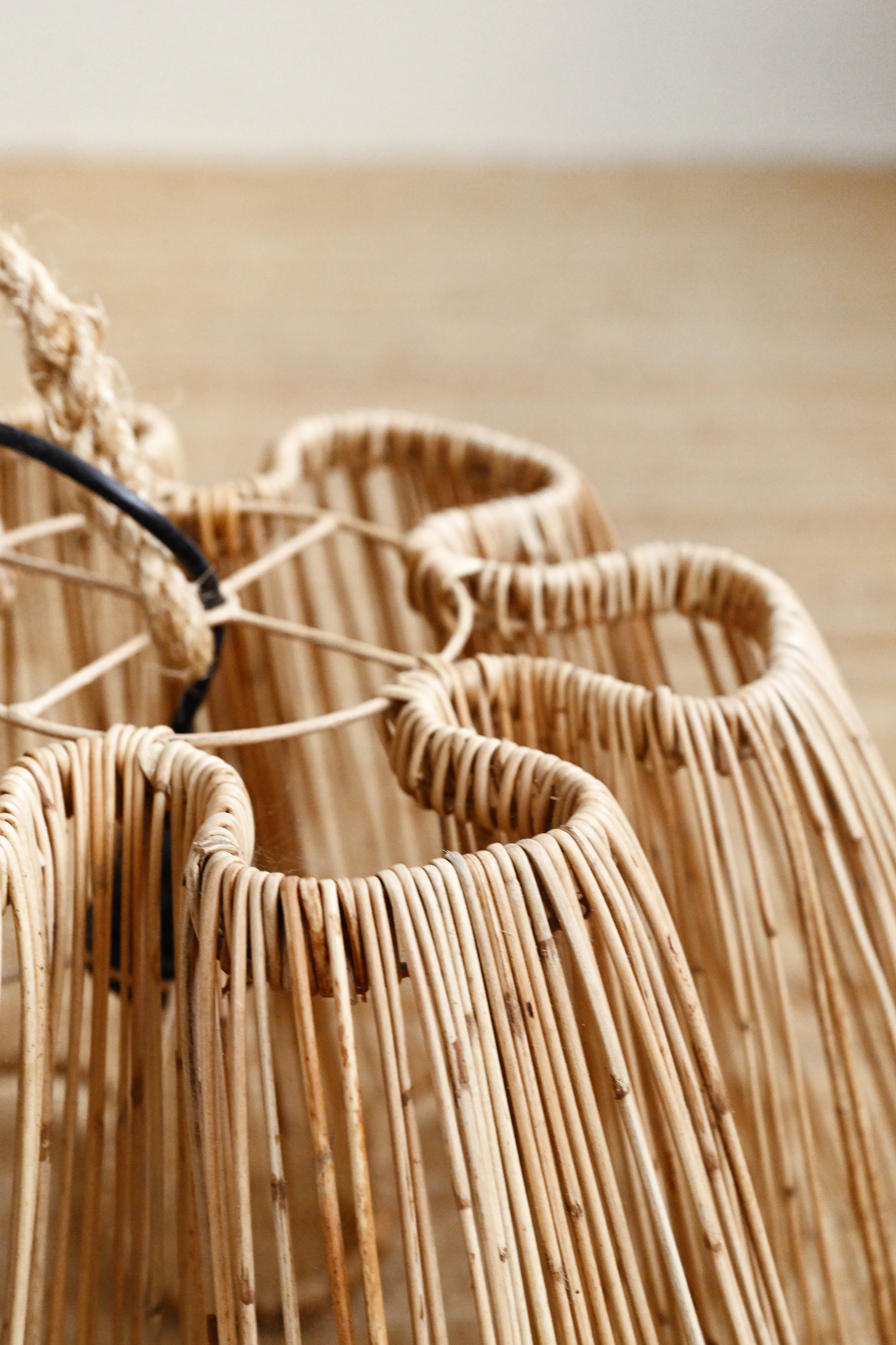 Rose Rattan Pendant Lamp - Image 2