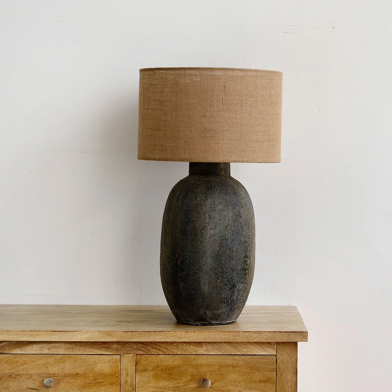 Small Lombok Pottery Lamp - Image 4