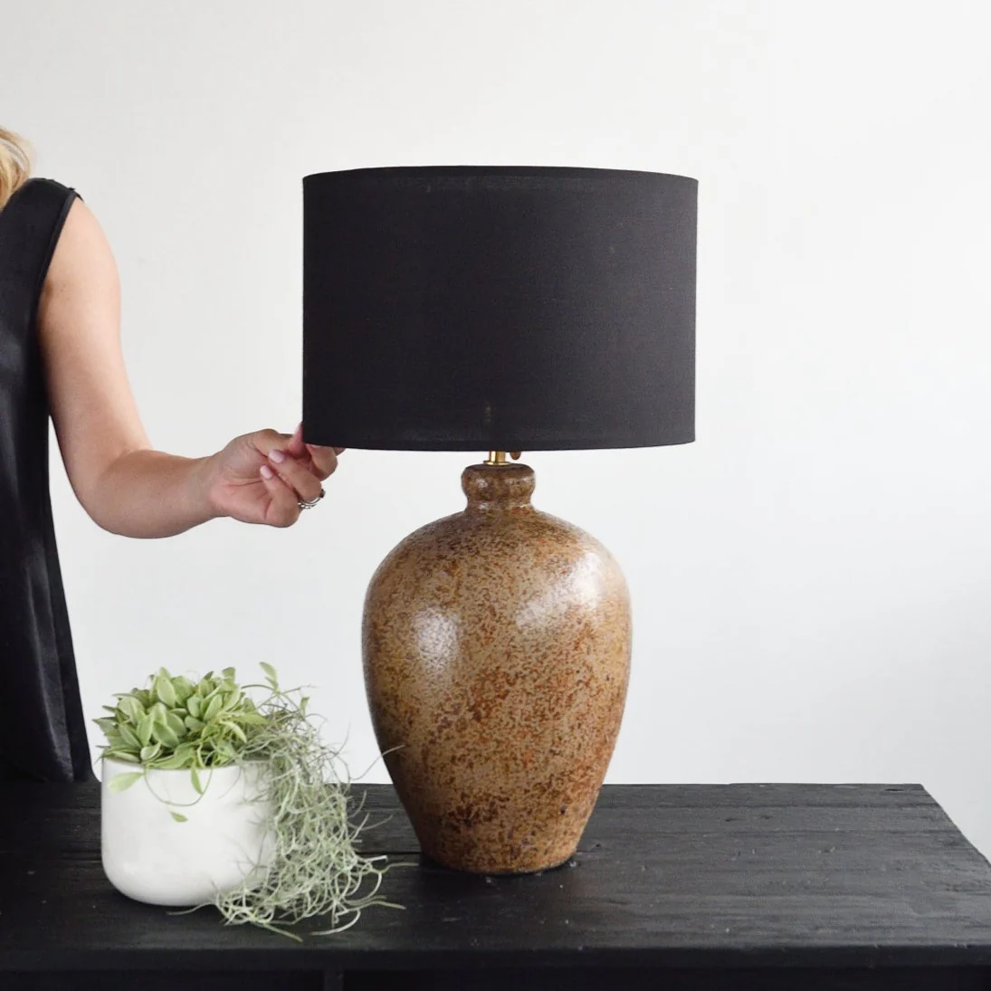 Small Table Lamp - Burnt Brown - Image 3
