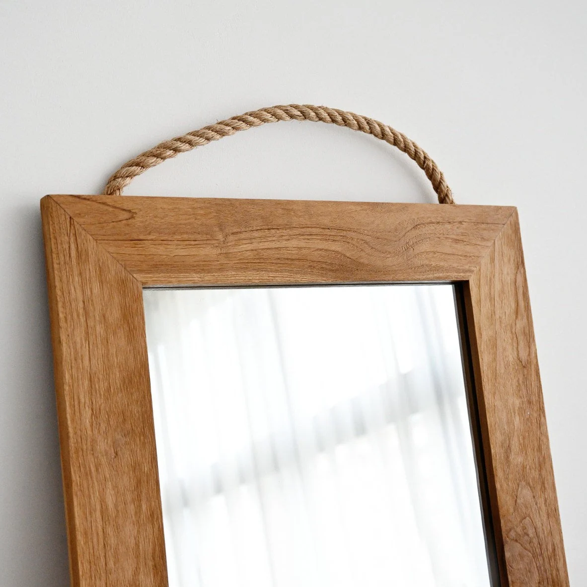 Solid Teak Mirror Long - Image 4