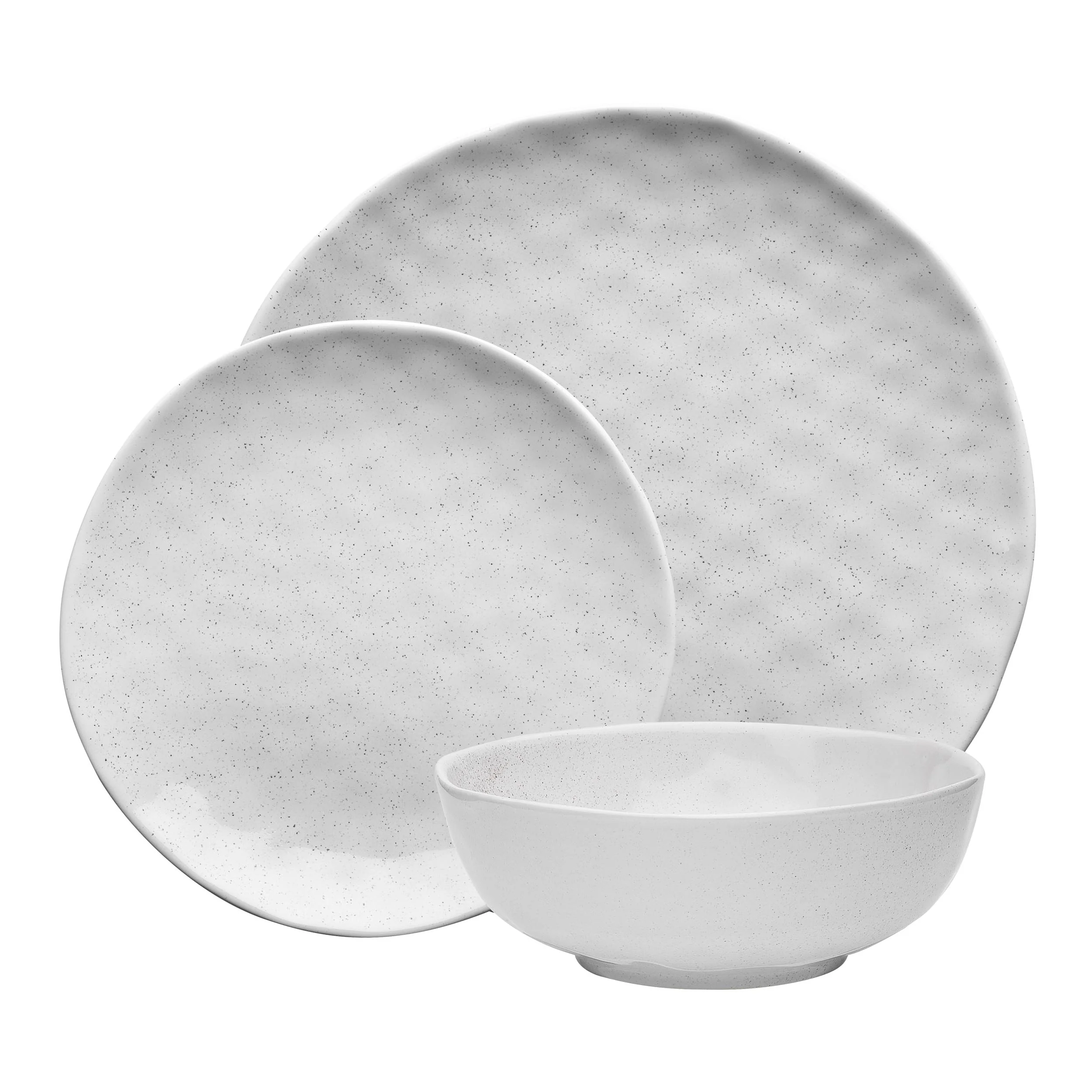 Speckle Milk Dinner Set (12 Pcs) - Image 3