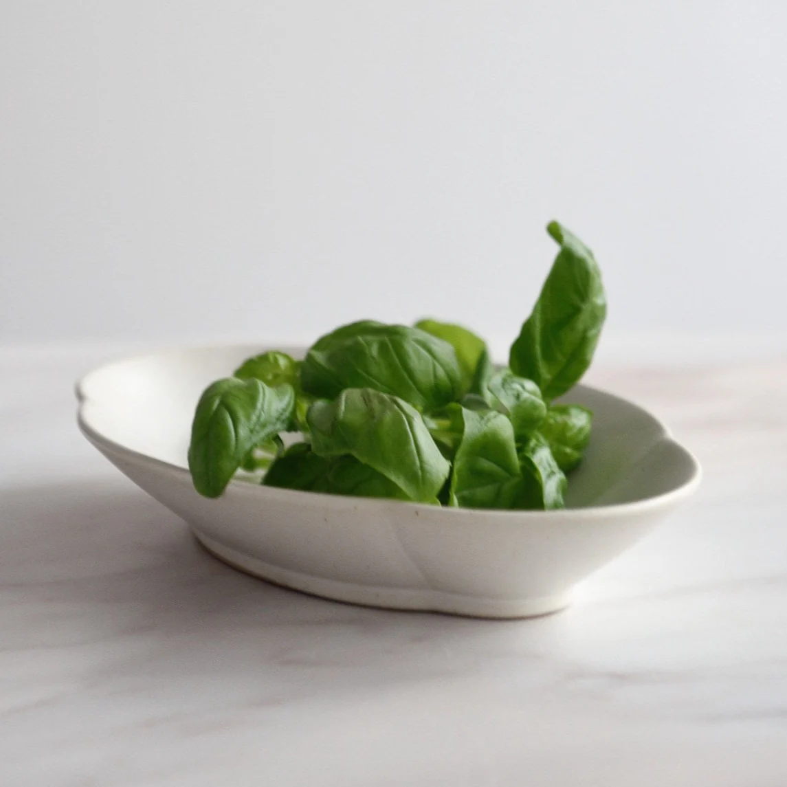 Speckled White Cloud Shaped Plate - Image 2