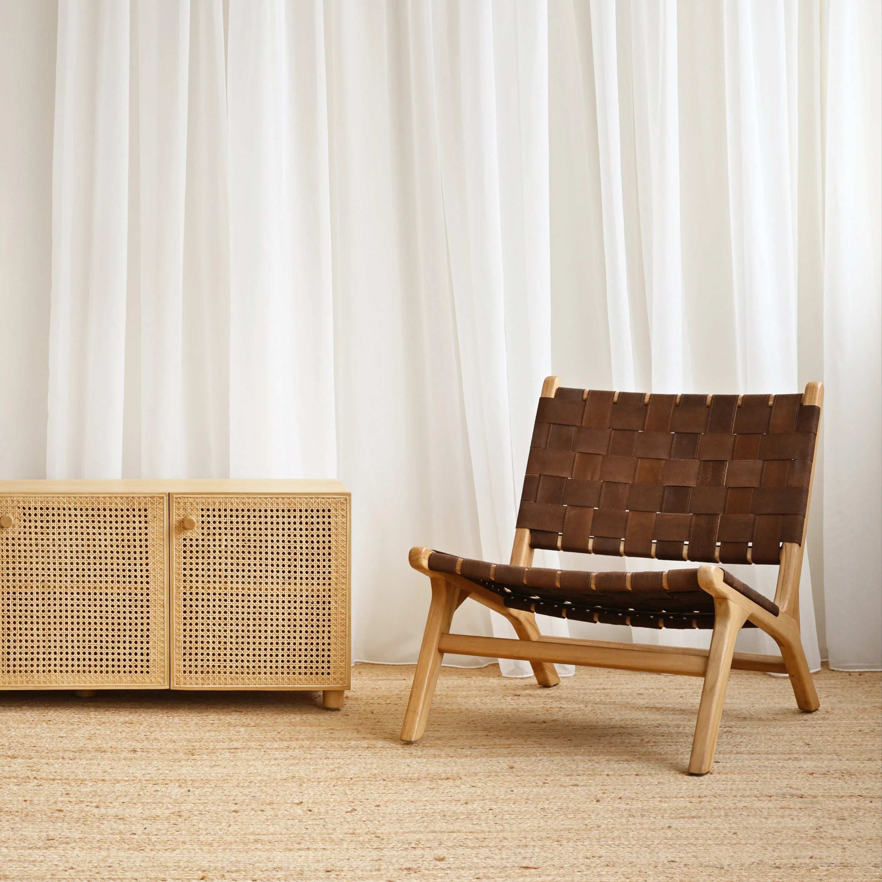 Strap Chair Dark Brown - Image 5