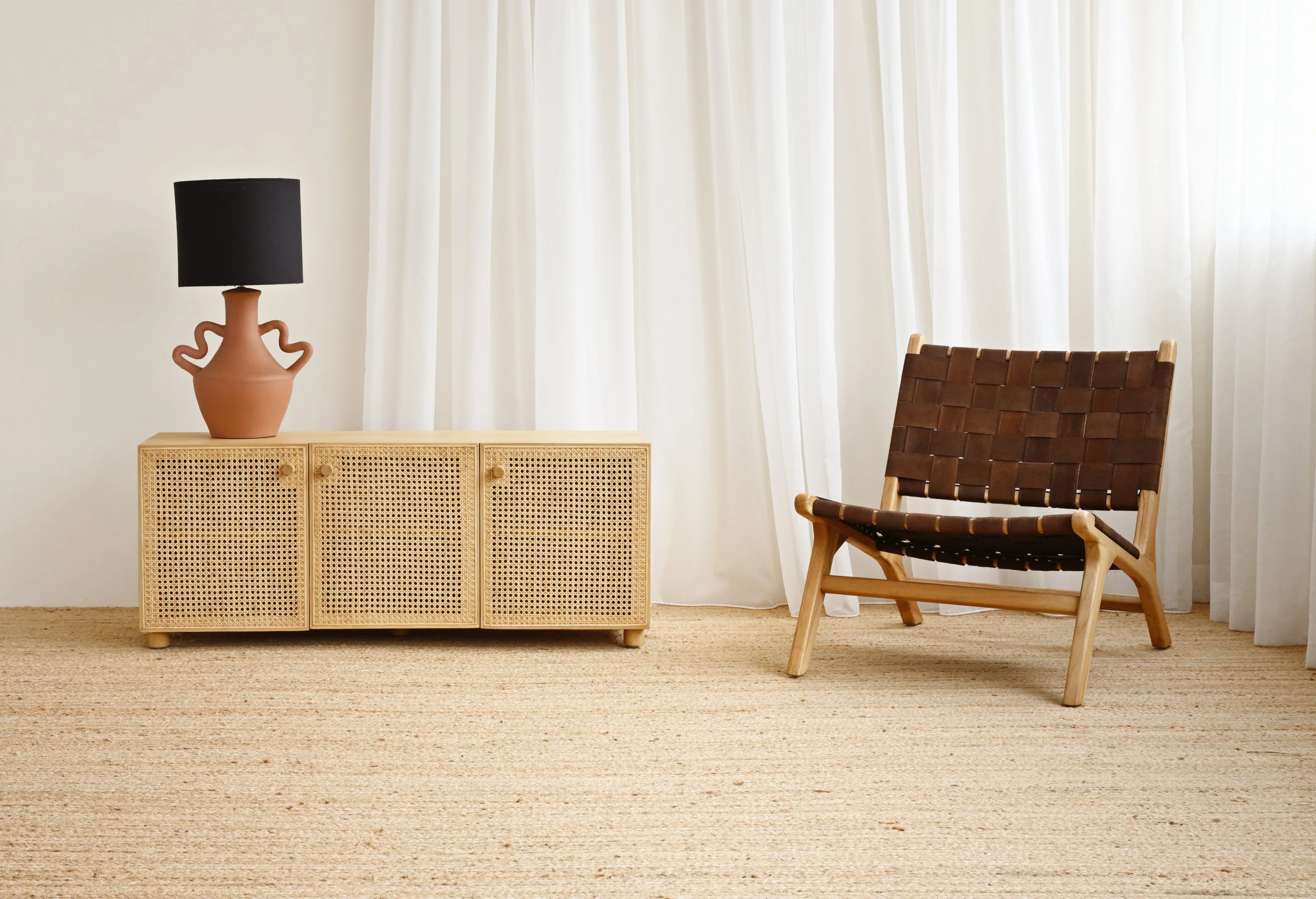 Strap Chair Dark Brown - Image 6