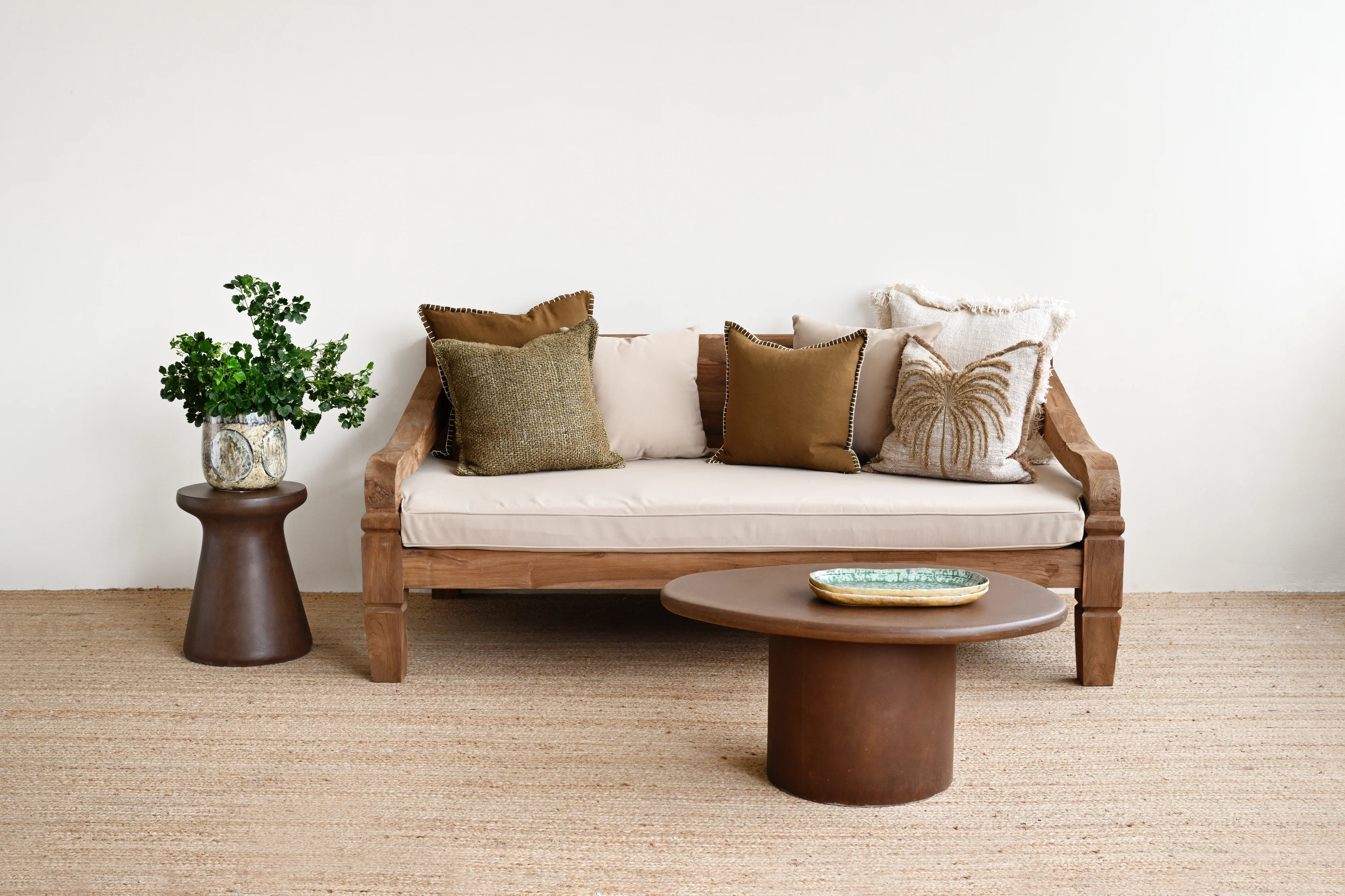 Veria Side Table Stool - Coffee - Image 4
