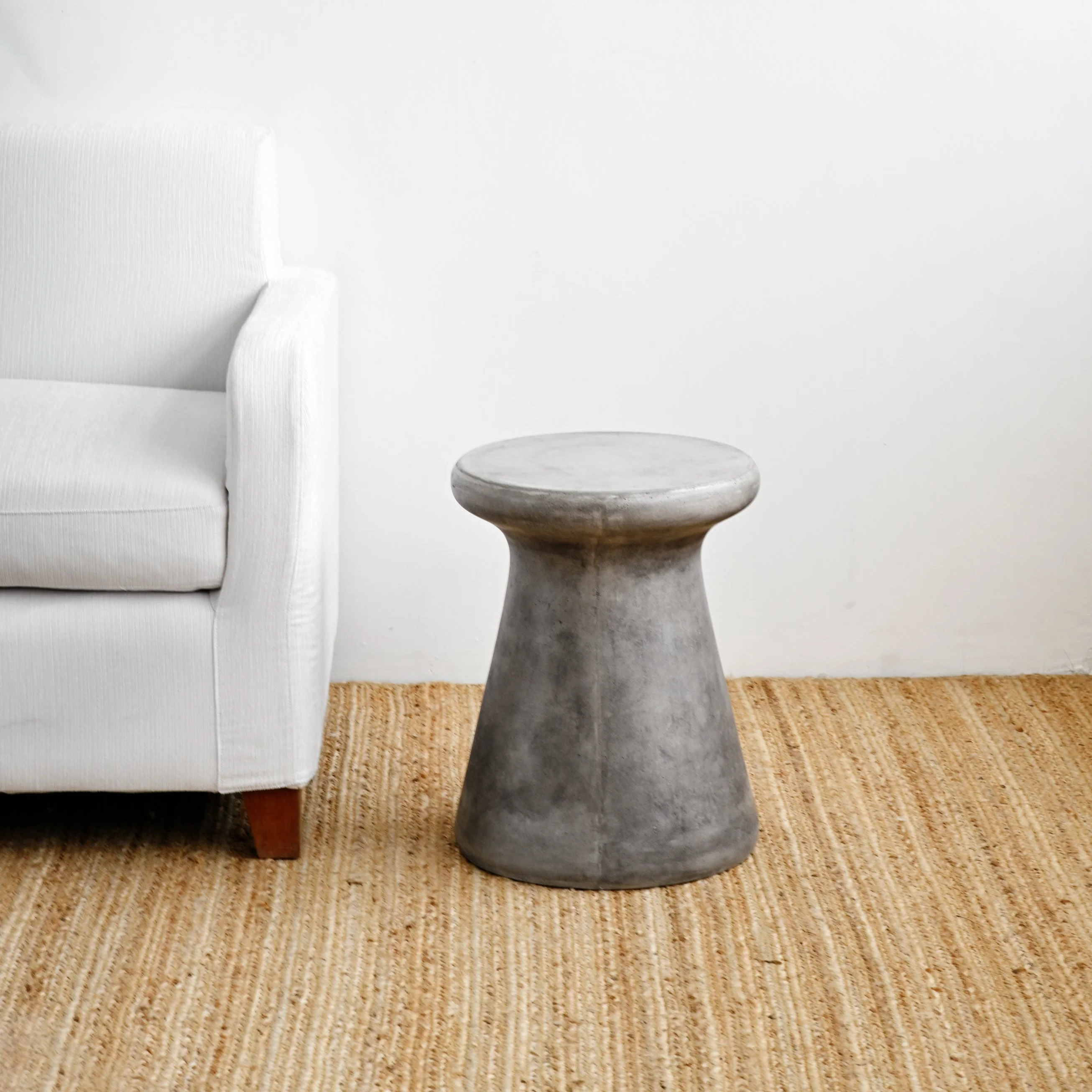 Veria Side Table Stool - Grey