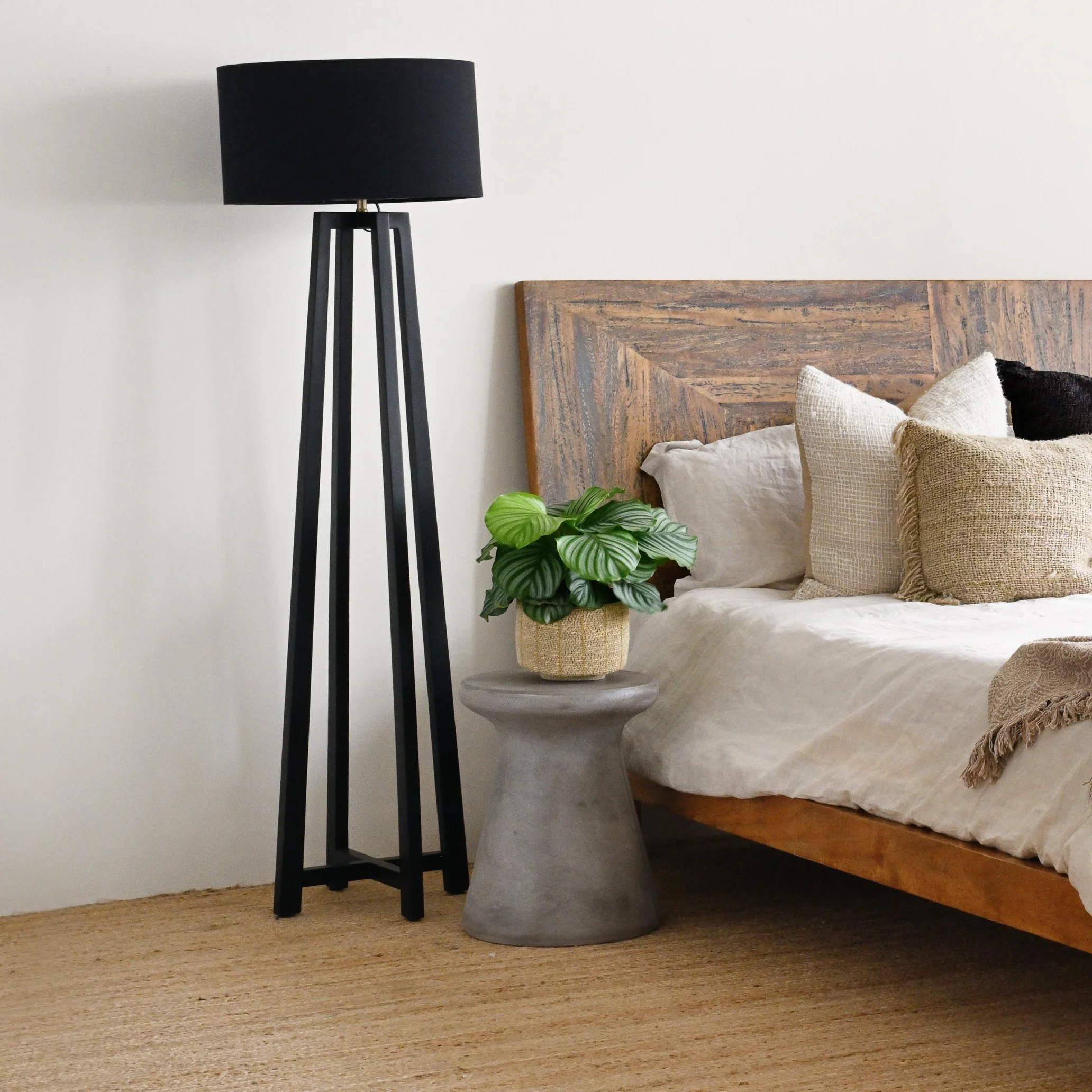 Veria Side Table Stool - Grey - Image 5