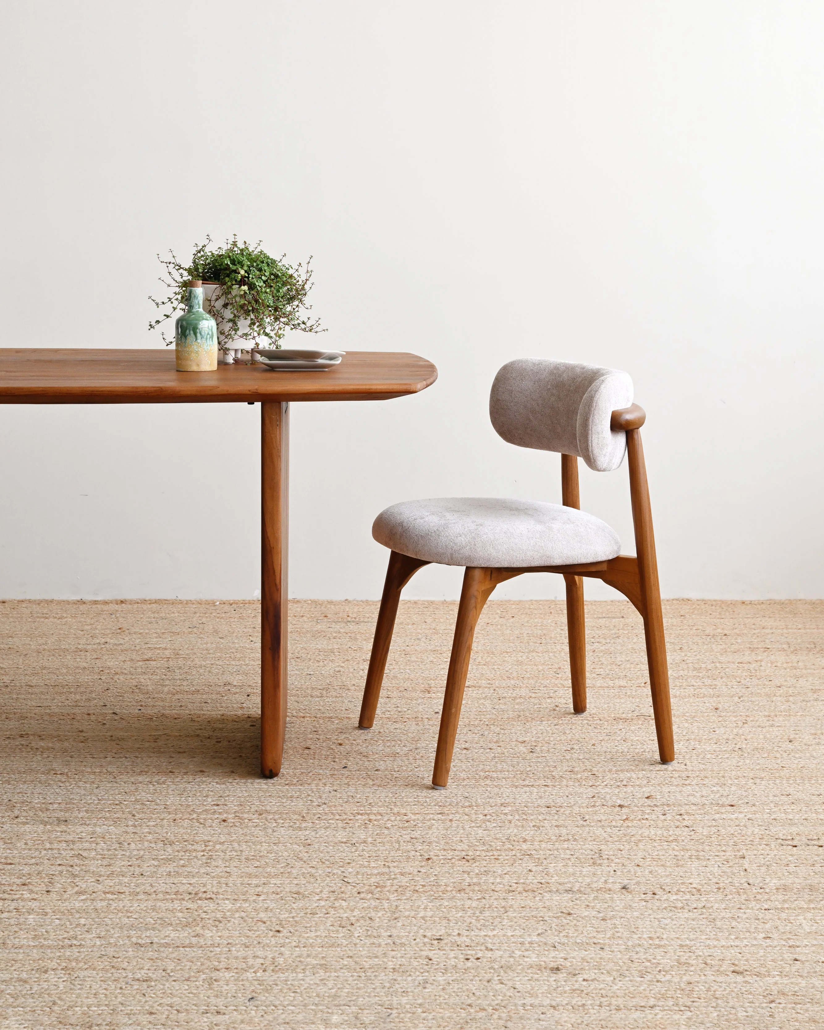 Vora Teak Dining Chair - Natural - Image 2
