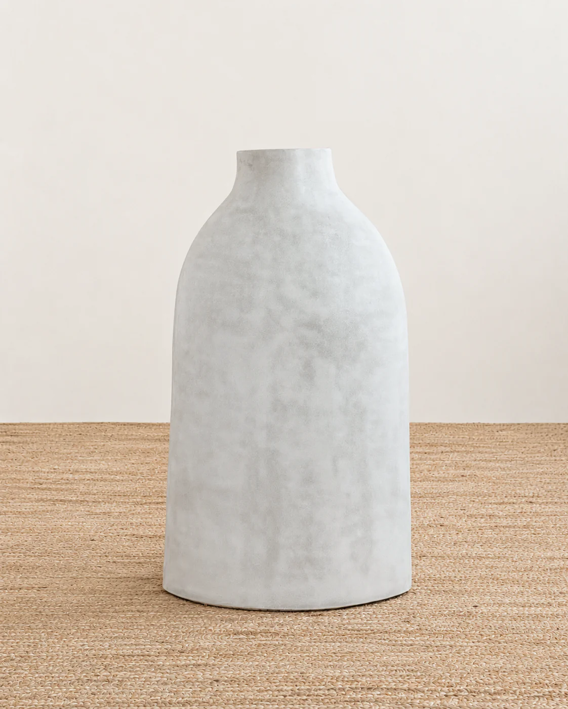 Stone Grey Curved Decorative Vase - Image 4