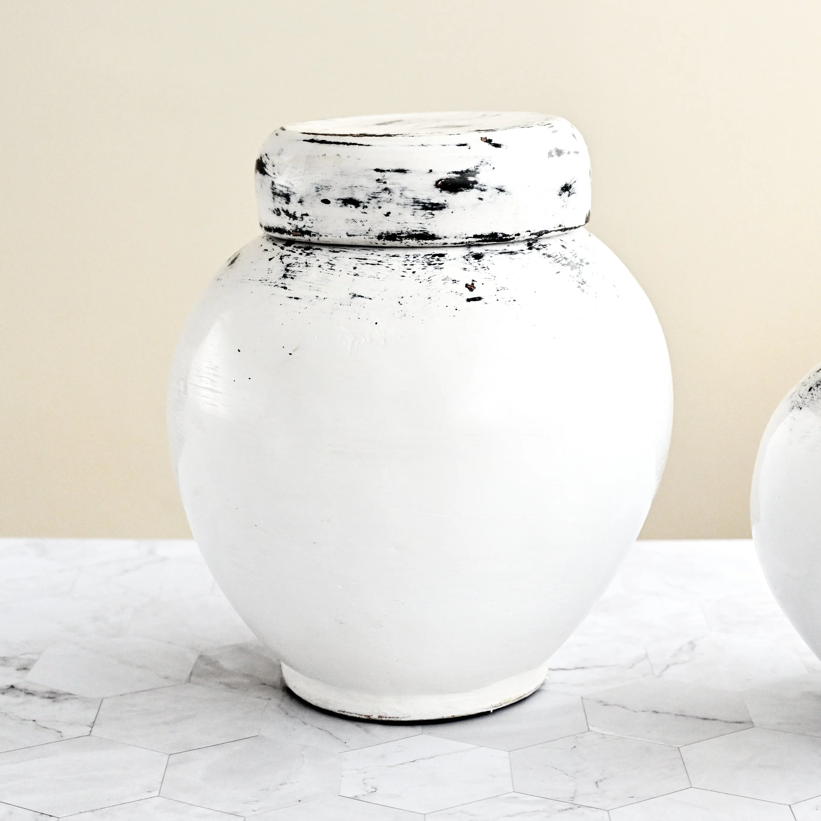 White Ginger Jars - Image 4