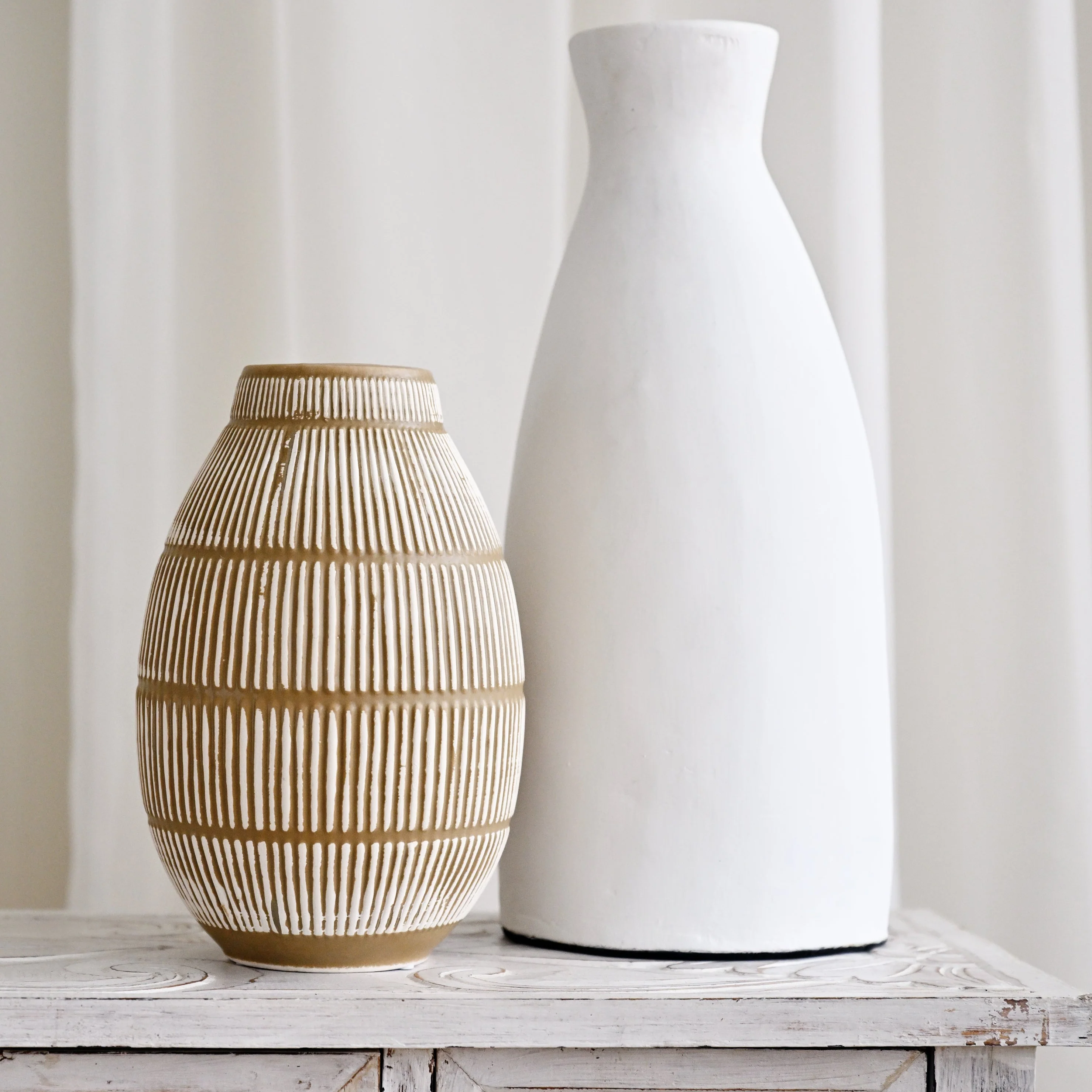 White Pottery Vase - Image 6
