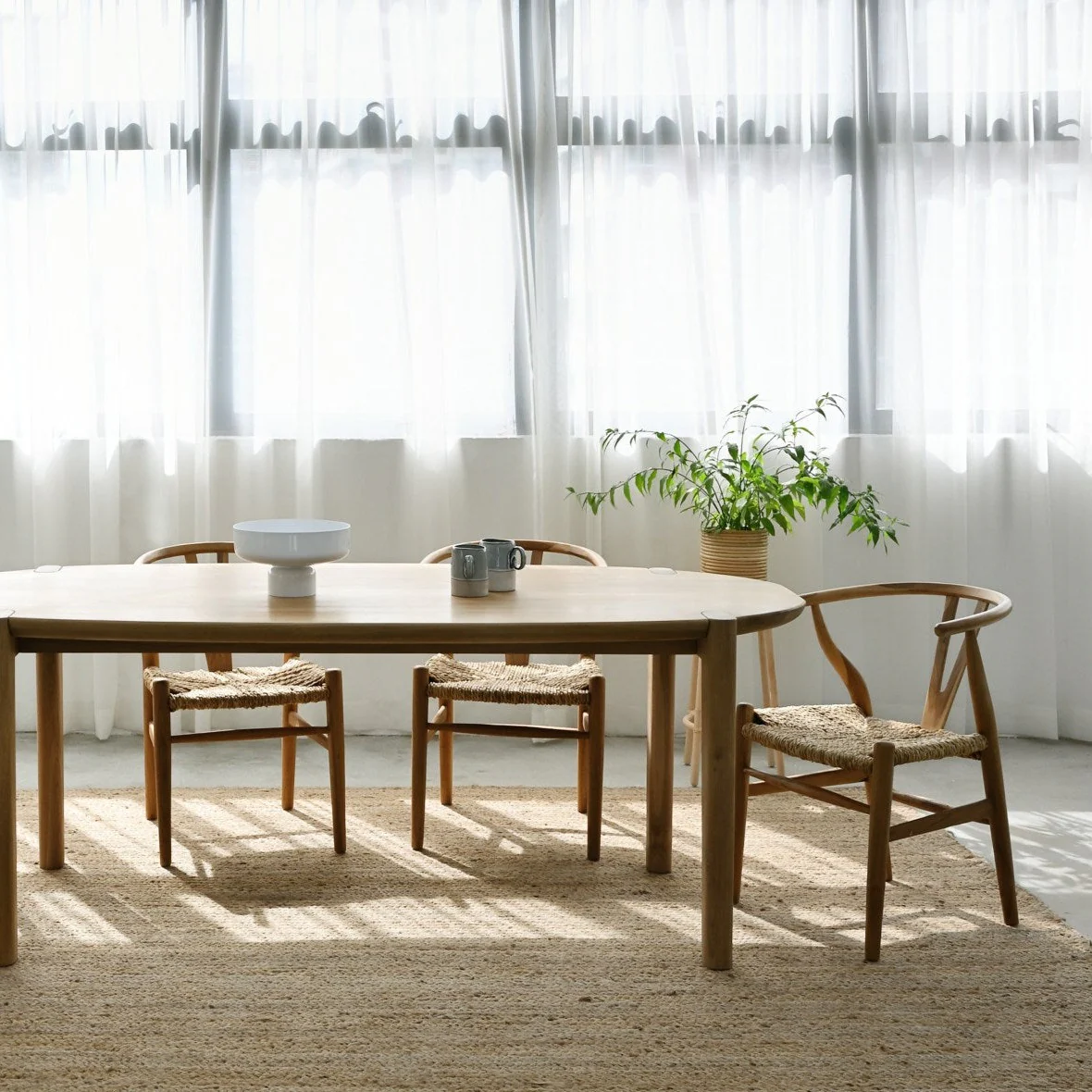 Wishbone Chair Natural - Image 3